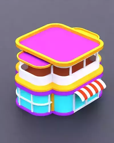 Game Building 3D model