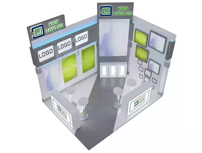  Booth Exhibition Stand a23