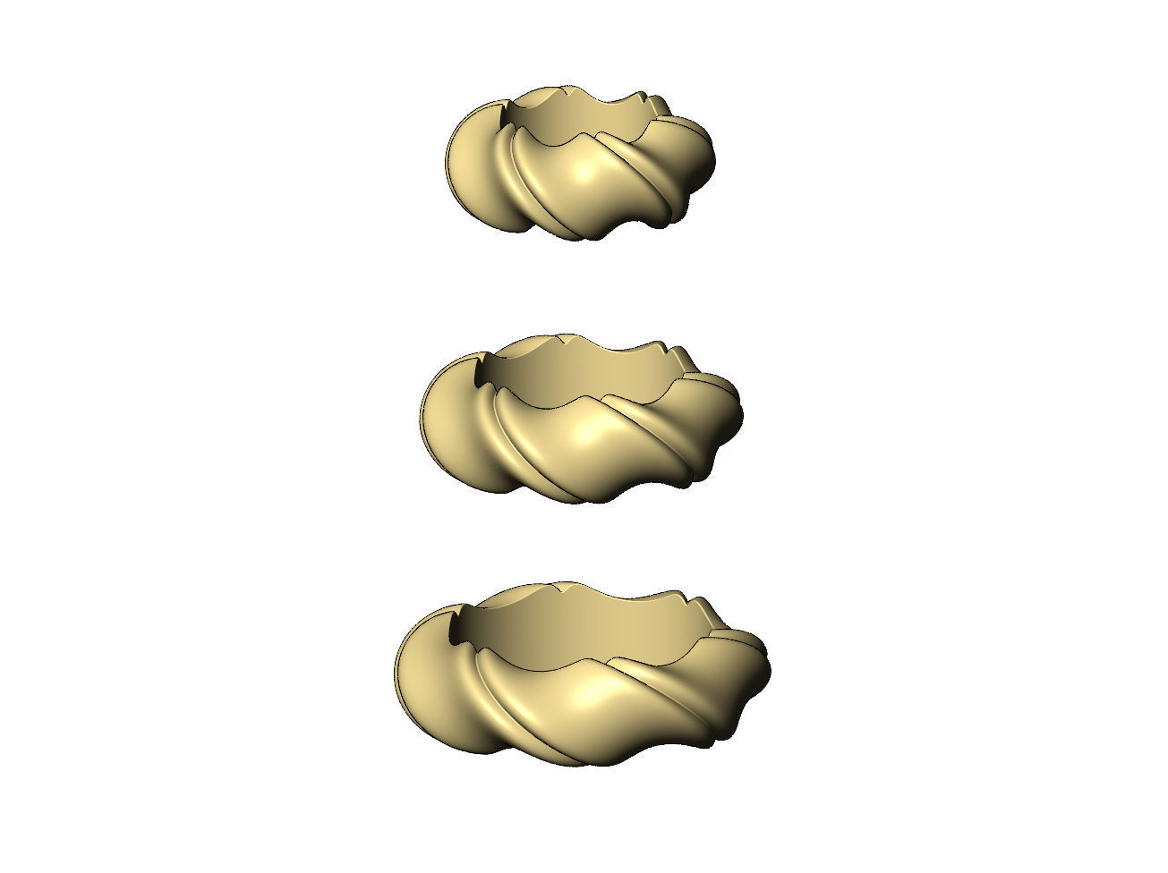 Thin french twisted bead and charm 3D print model_8