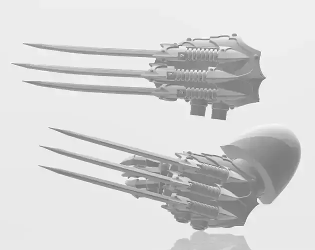 lightning claws 3D model