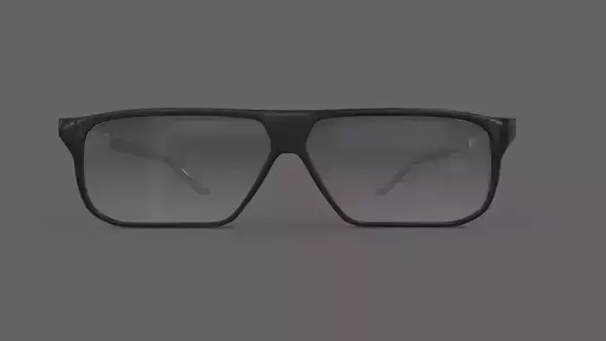 Big Frame Sunglasses Low Poly PBR Realistic