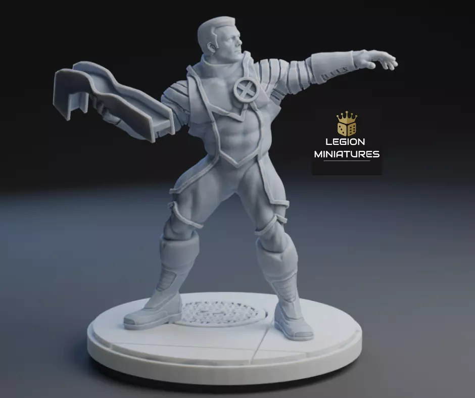 MARVEL CRISIS PROTOCOL COLOSSUS PRESUPPORTED INCLUDED 3D print model_0