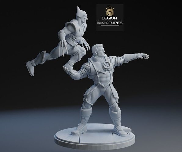 MARVEL CRISIS PROTOCOL FASTBALL SPECIAL PRESUPPORTED INCLUDED 3D print model