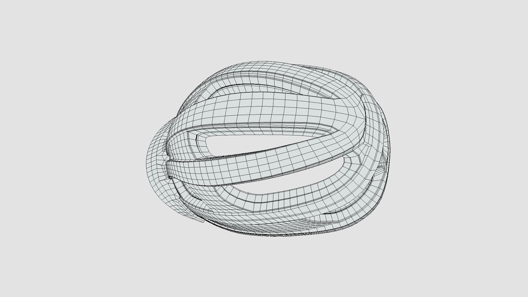 Bike Helmet Low Poly PBR Realistic Low-poly 3D model_6