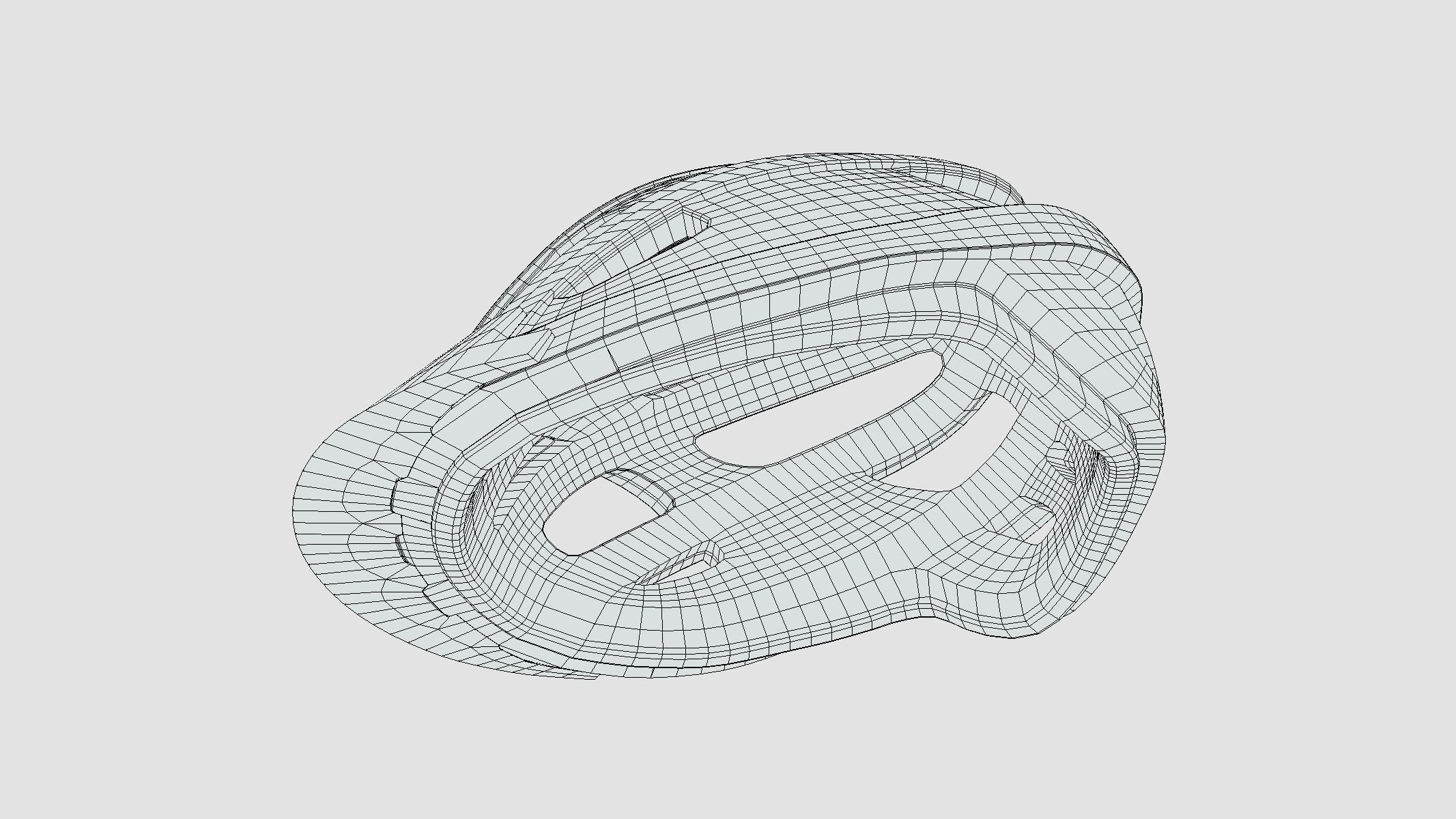 Bike Helmet Low Poly PBR Realistic Low-poly 3D model_7