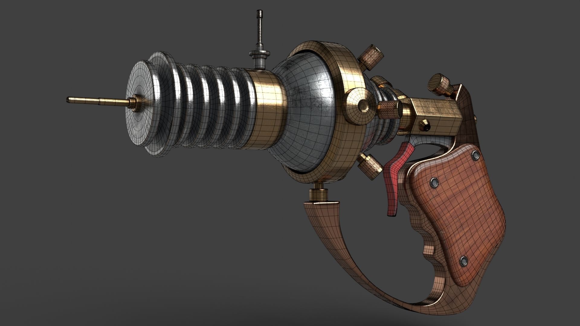 Set of Fantasy Gun 3D Model Collection_8