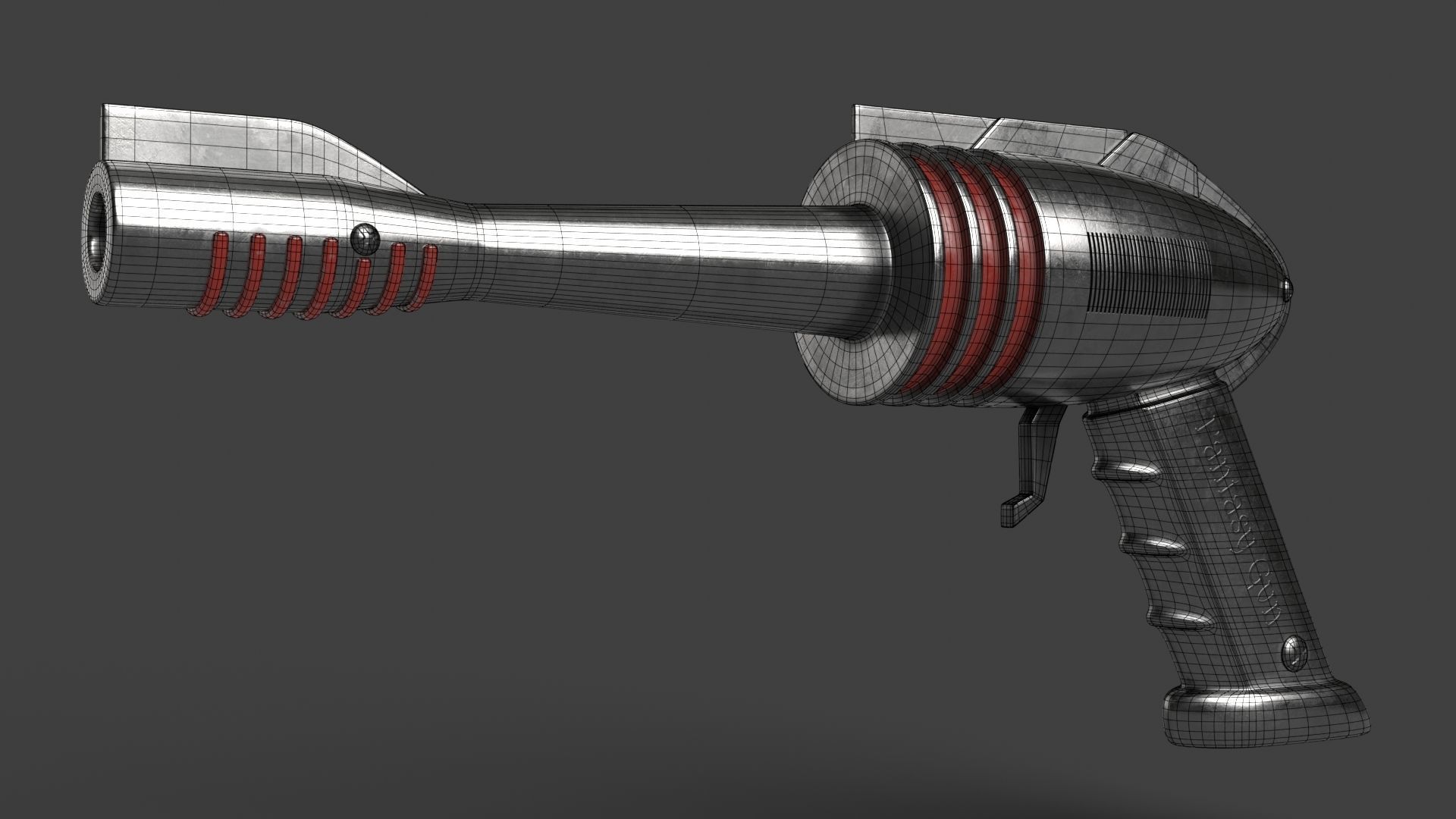 Set of Fantasy Gun 3D Model Collection_14