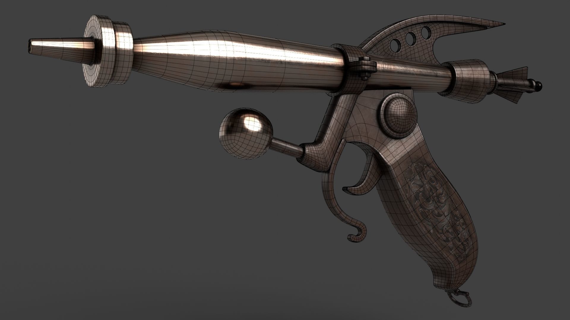 Set of Fantasy Gun 3D Model Collection_18