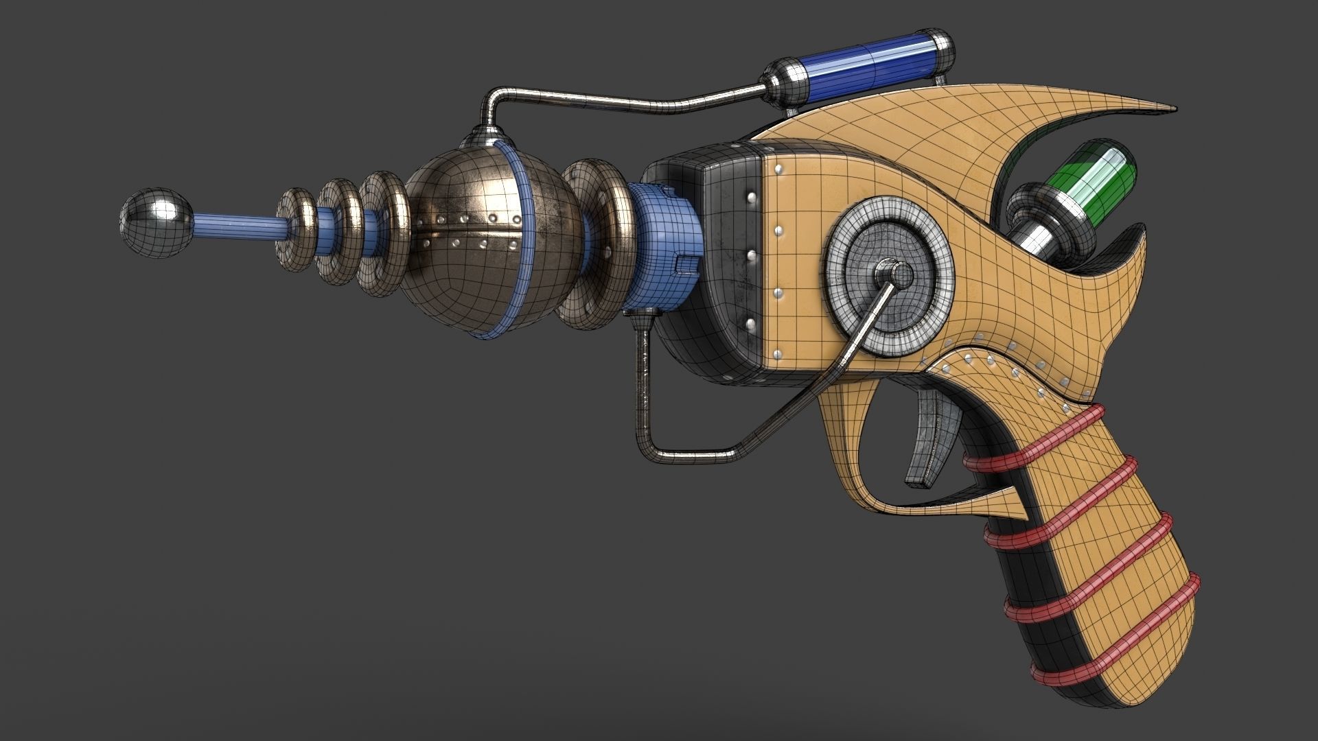 Set of Fantasy Gun 3D Model Collection_21