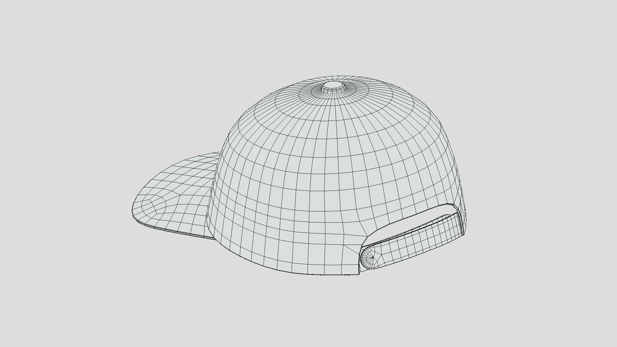 Colorful Hat Low Poly PBR Realistic Low-poly 3D model_6