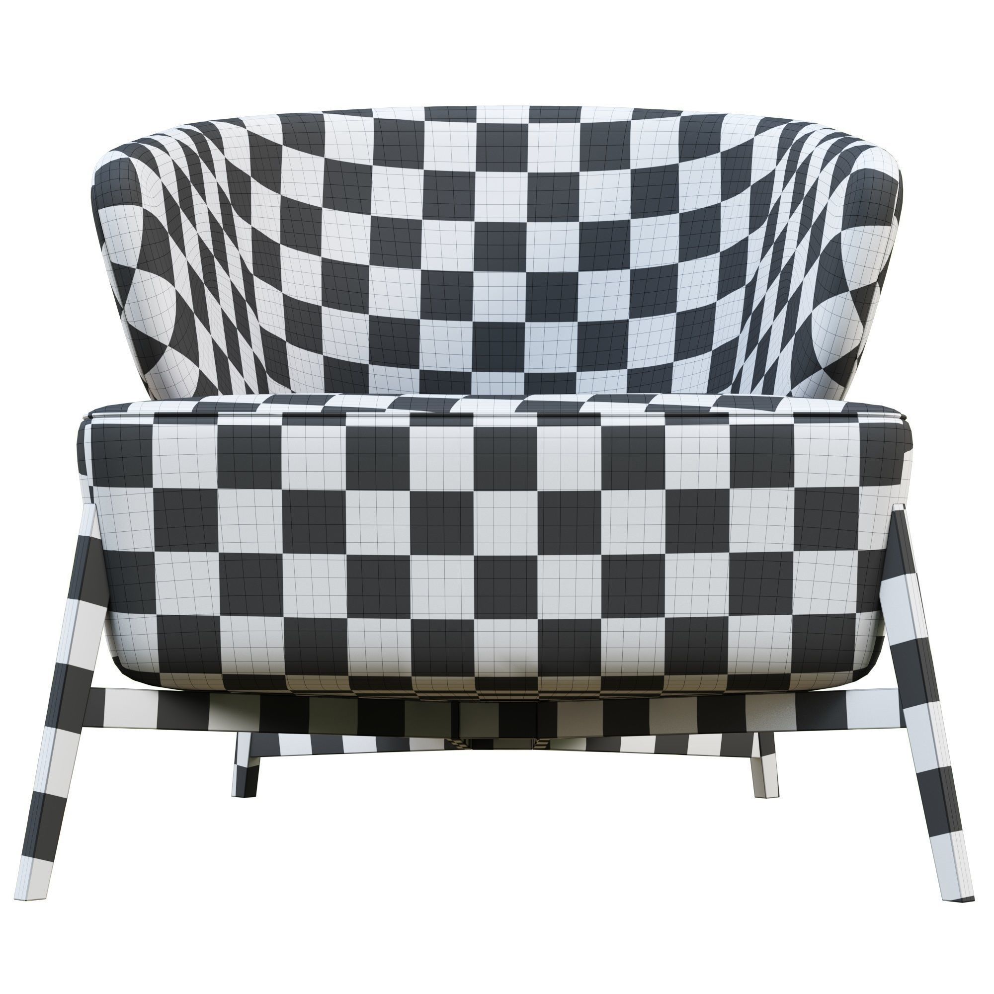 Artemest Arsenale LC1 Armchair 3D model_3