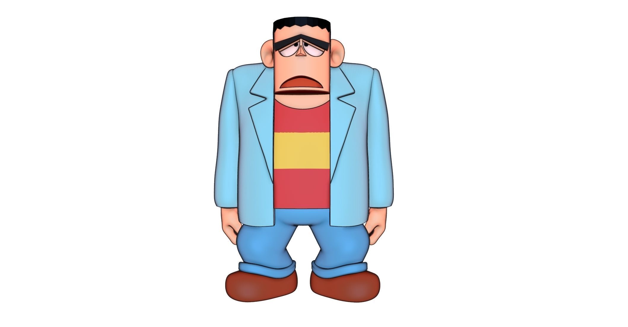 Frank - Carletto il principe dei mostri Kaibutsu-kun 3D print model_2