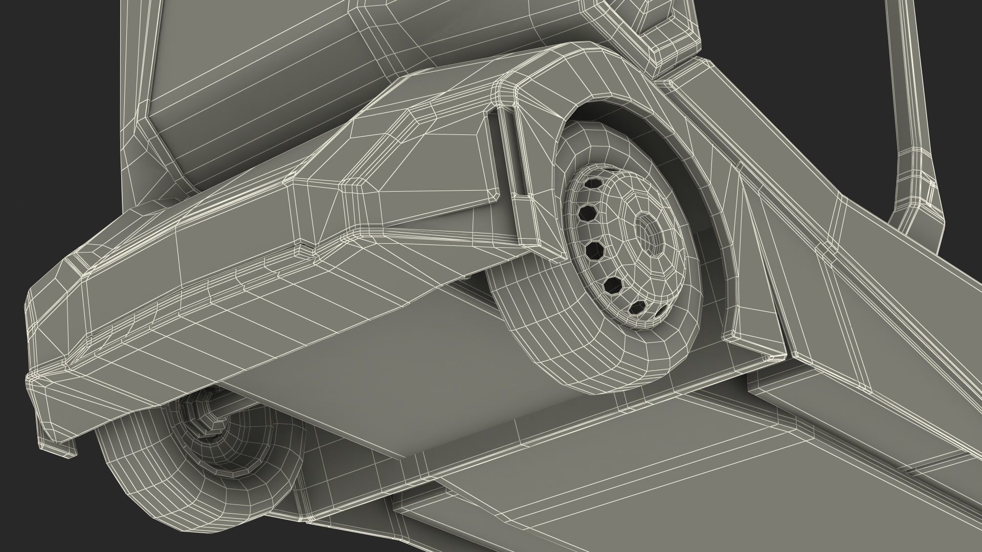 Einride Electric Robo Truck Rigged 3D model_21