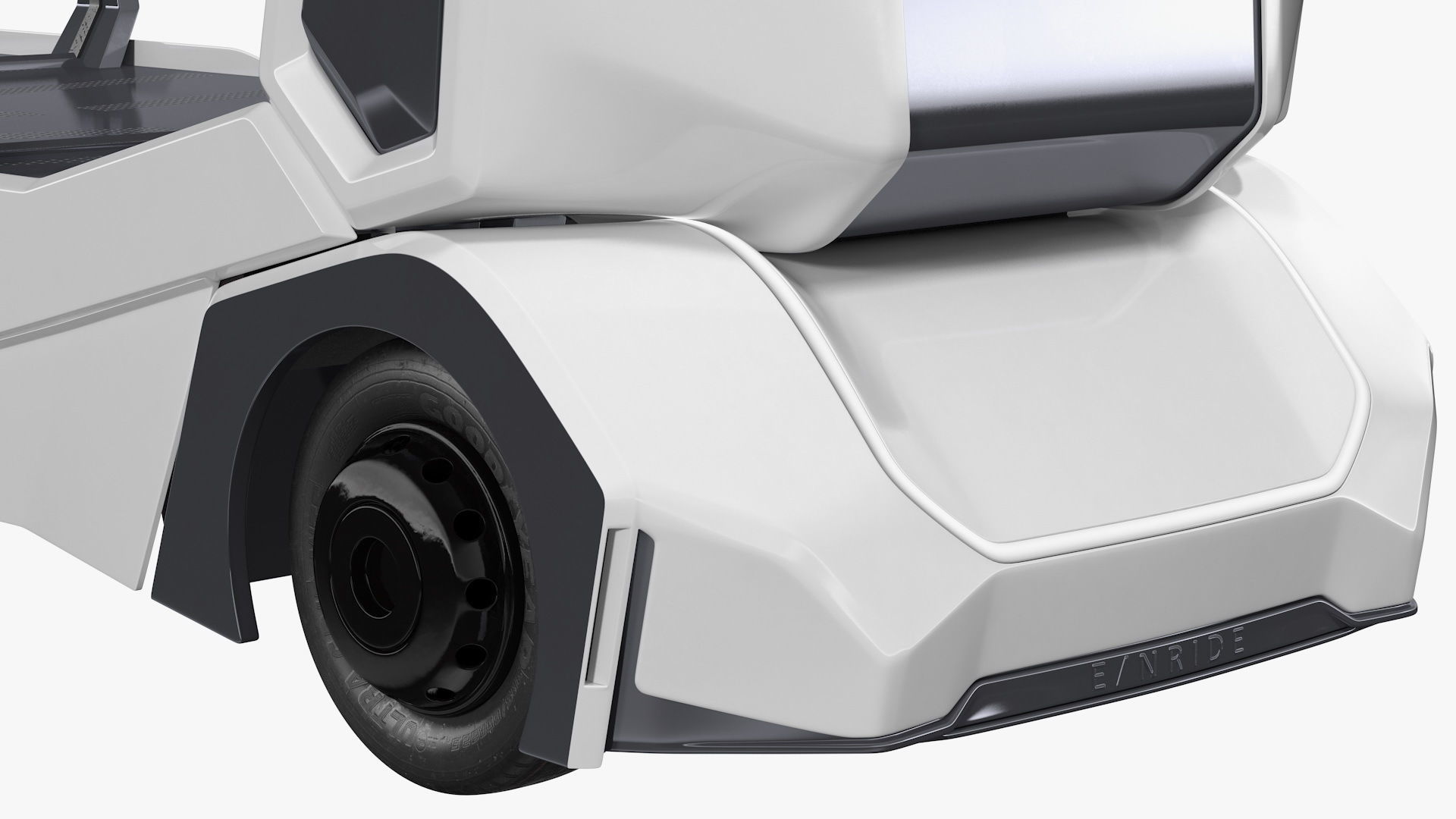 Einride Electric Robo Truck Rigged 3D model_10