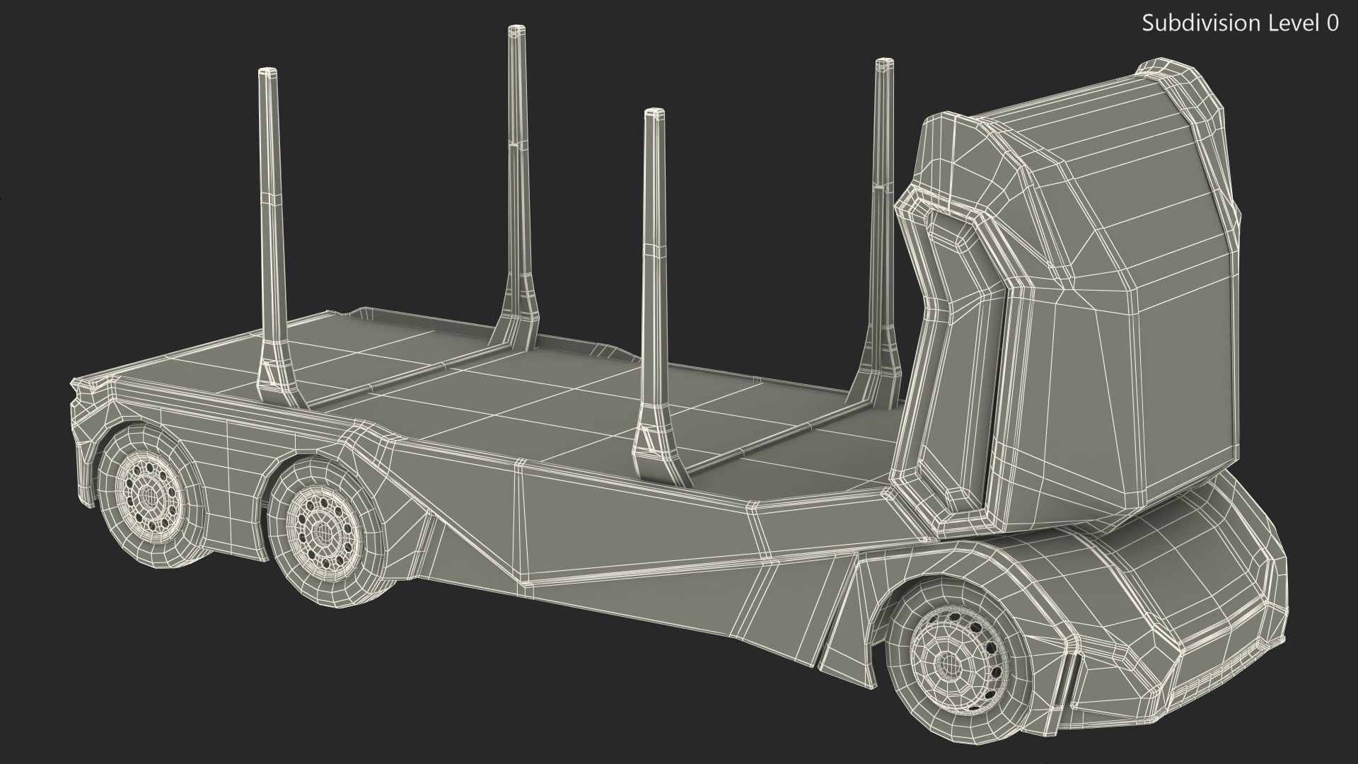 Einride Electric Robo Truck Rigged 3D model_17