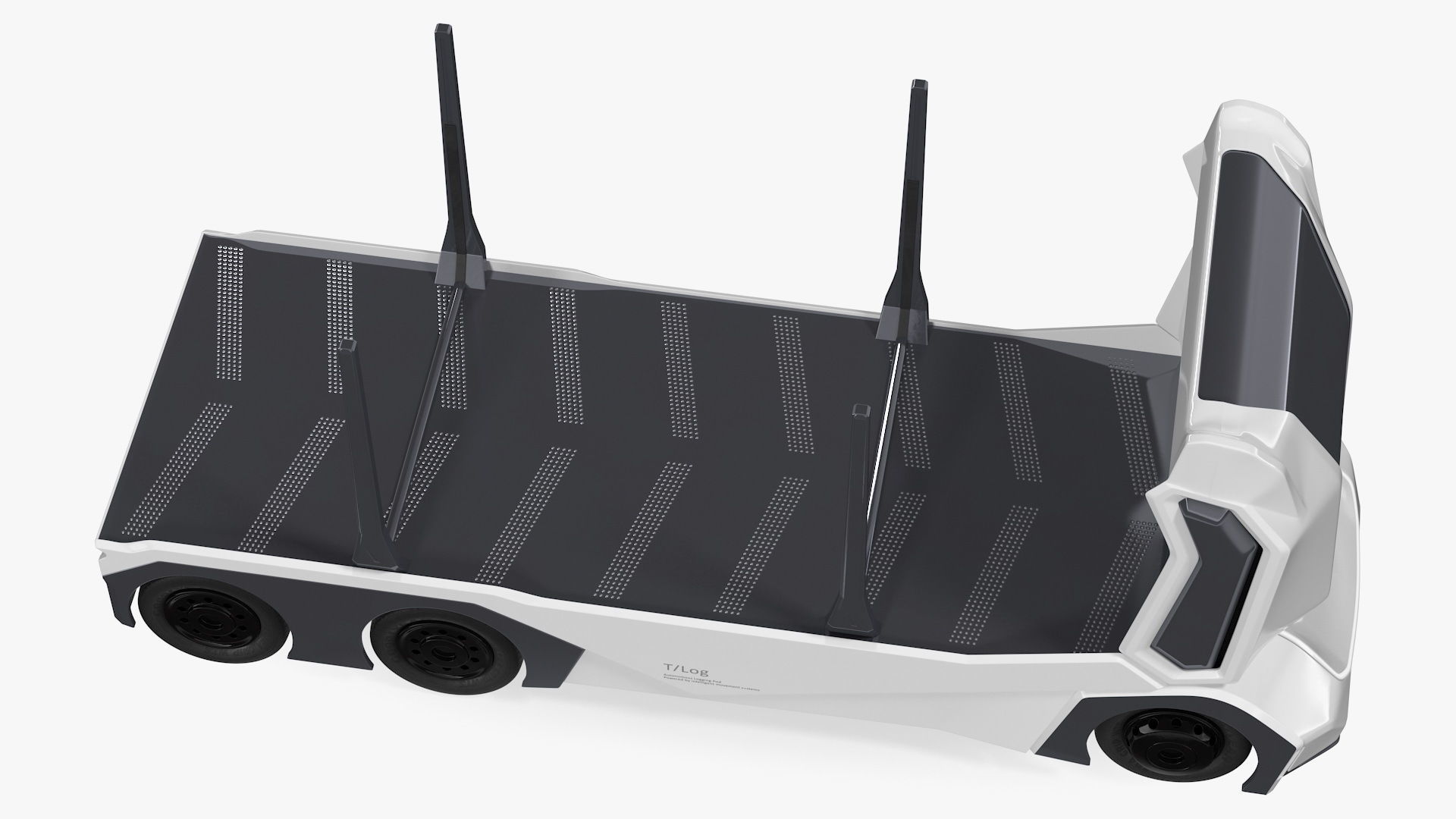 Einride Electric Robo Truck Rigged 3D model_9