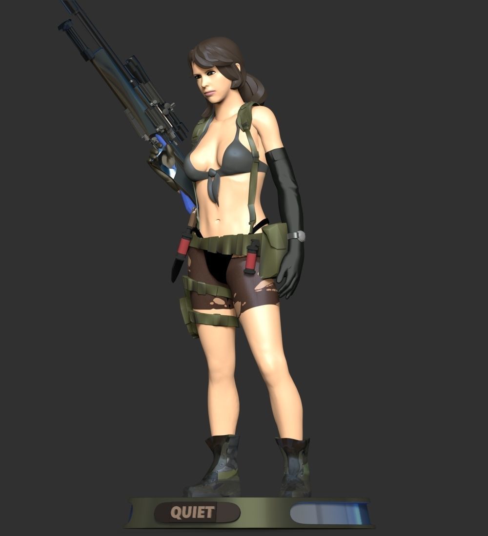 Quiet - Metal Gear Solid 5 3D print model_11