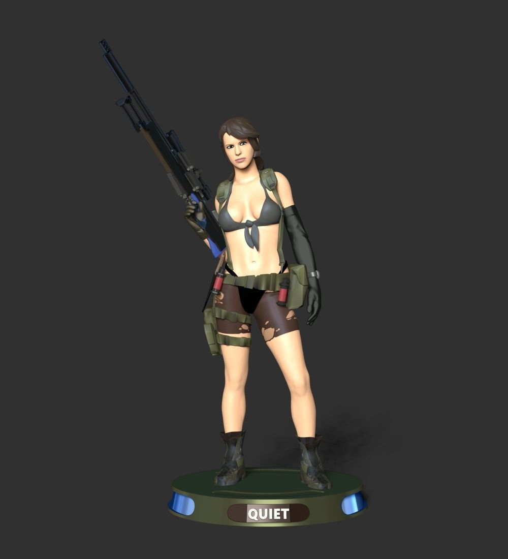 Quiet - Metal Gear Solid 5 3D print model_7