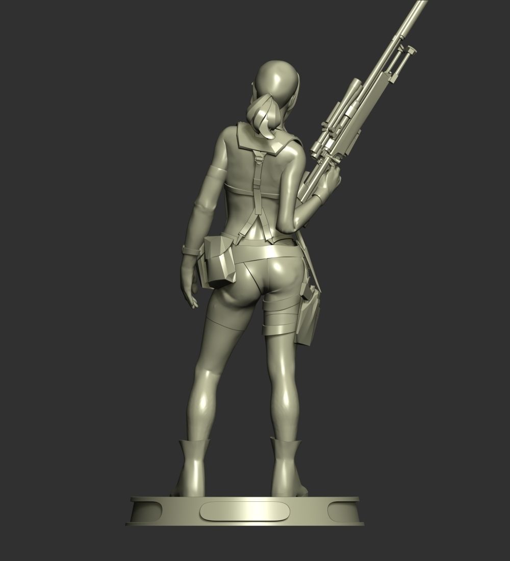 Quiet - Metal Gear Solid 5 3D print model_16