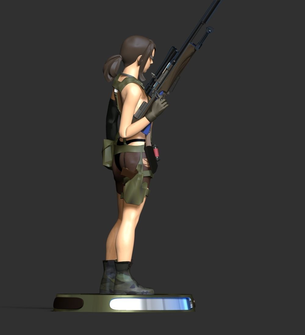 Quiet - Metal Gear Solid 5 3D print model_9
