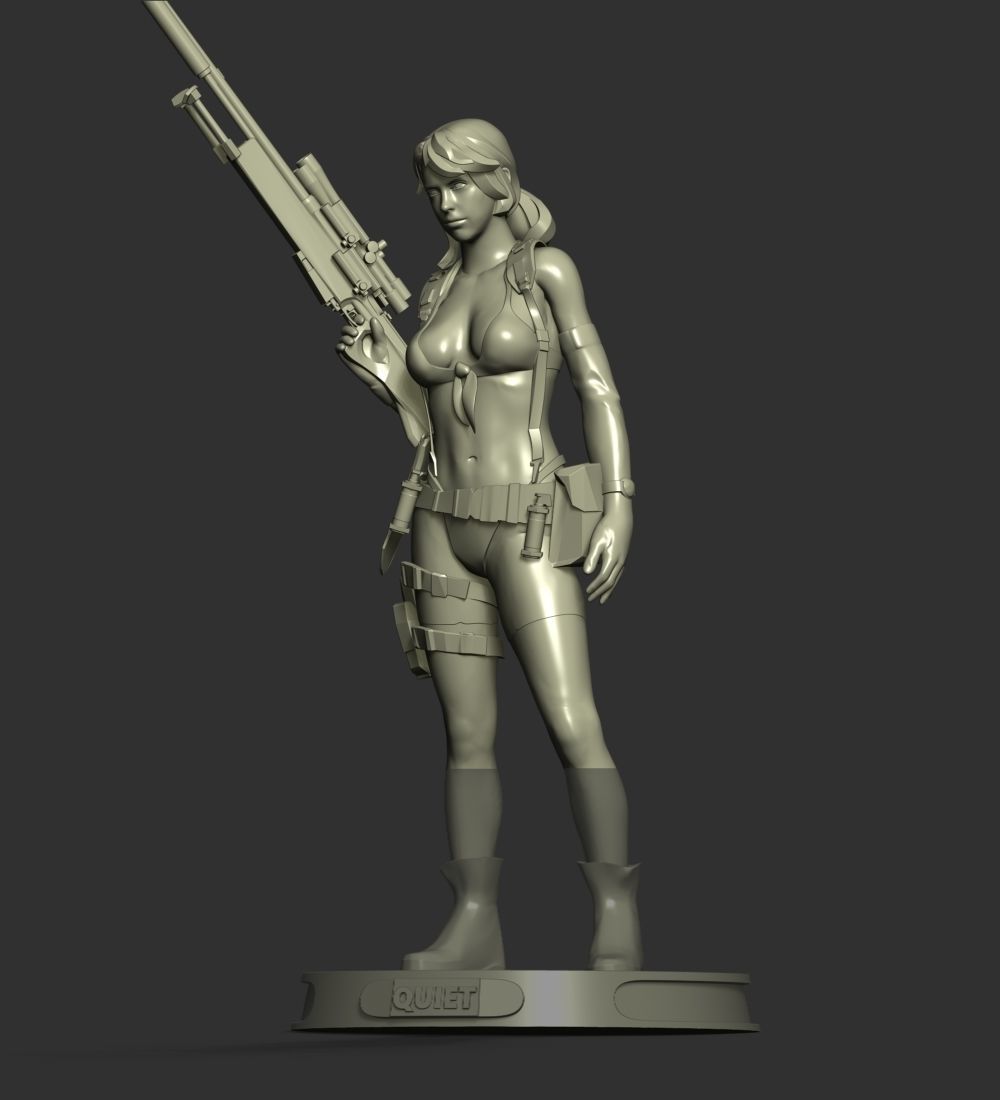 Quiet - Metal Gear Solid 5 3D print model_14