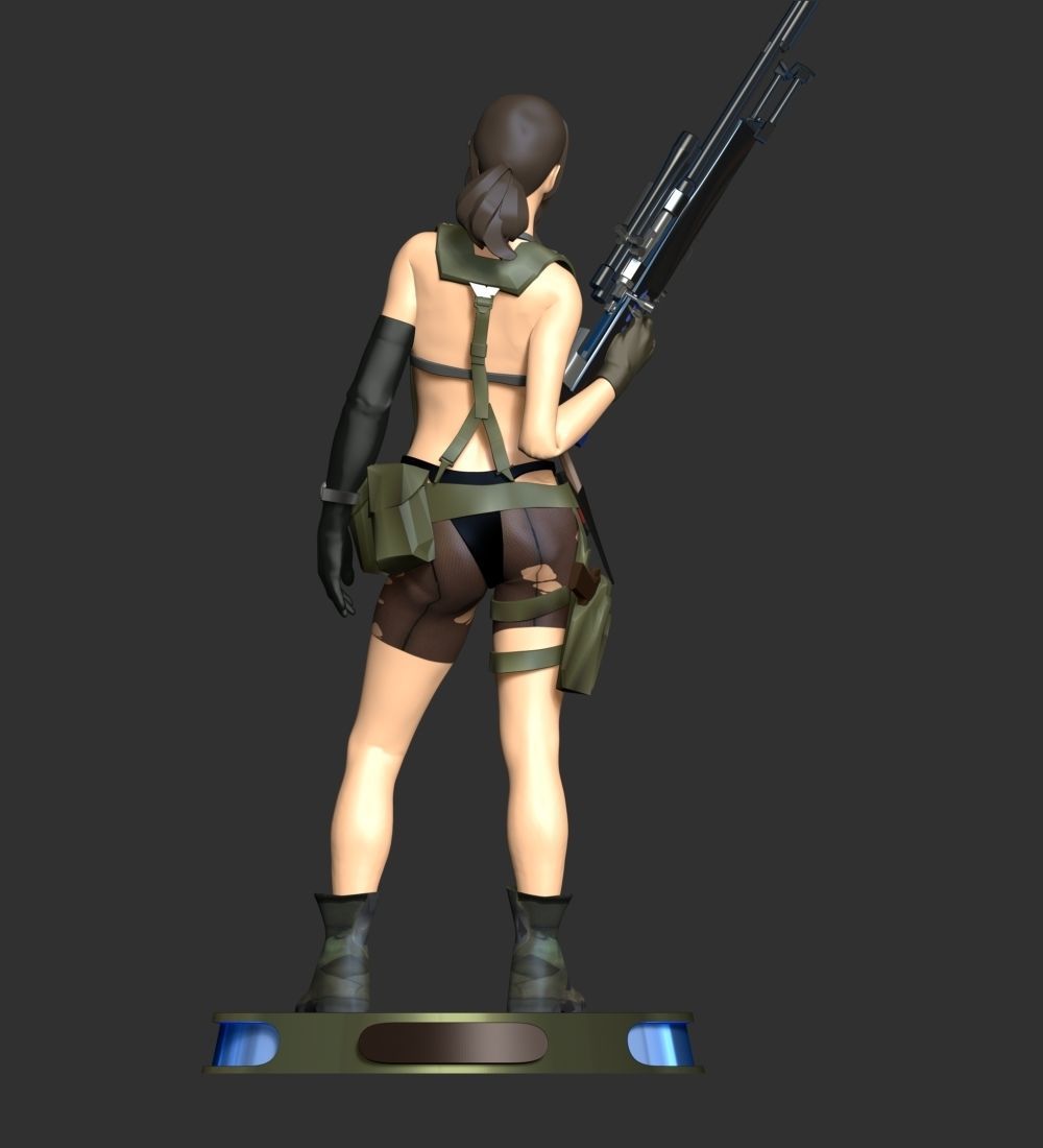 Quiet - Metal Gear Solid 5 3D print model_10