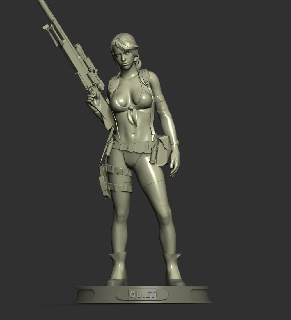 Quiet - Metal Gear Solid 5 3D print model_13