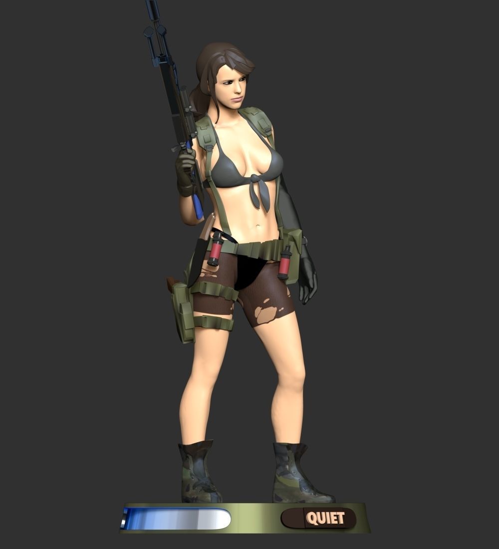 Quiet - Metal Gear Solid 5 3D print model_12
