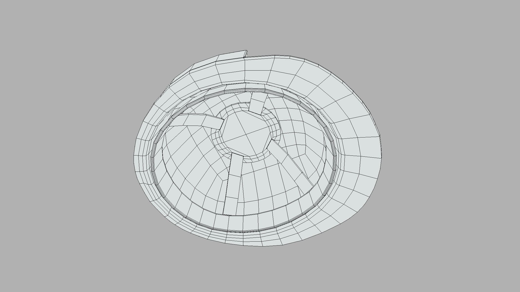 Hard Hat Low Poly PBR Realistic Low-poly 3D model_8