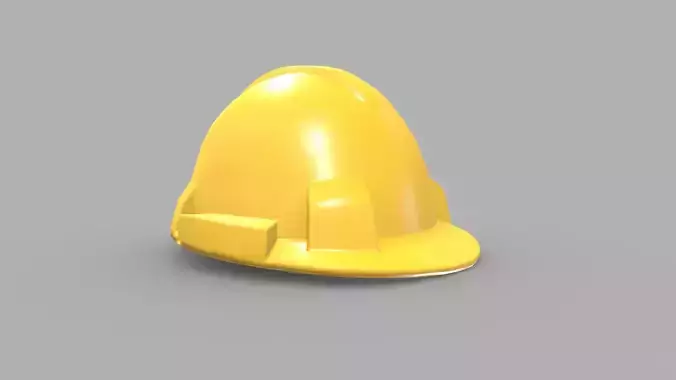 Hard Hat Low Poly PBR Realistic Low-poly 3D model