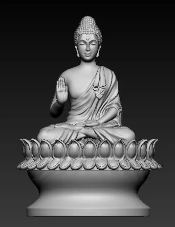 Buddha idol 3D Printable Model  2 3D print model_0