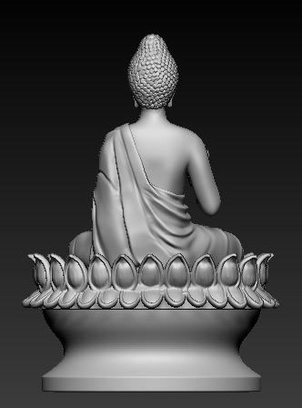 Buddha idol 3D Printable Model  2 3D print model_1