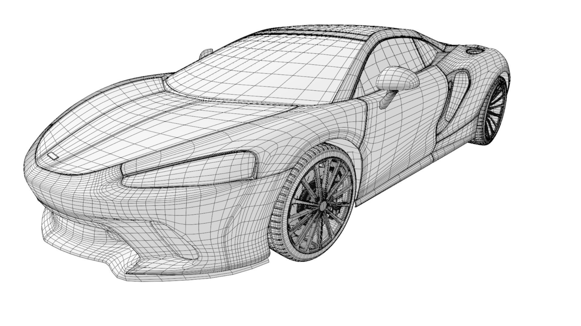 McLaren GT 2020 3D model_9