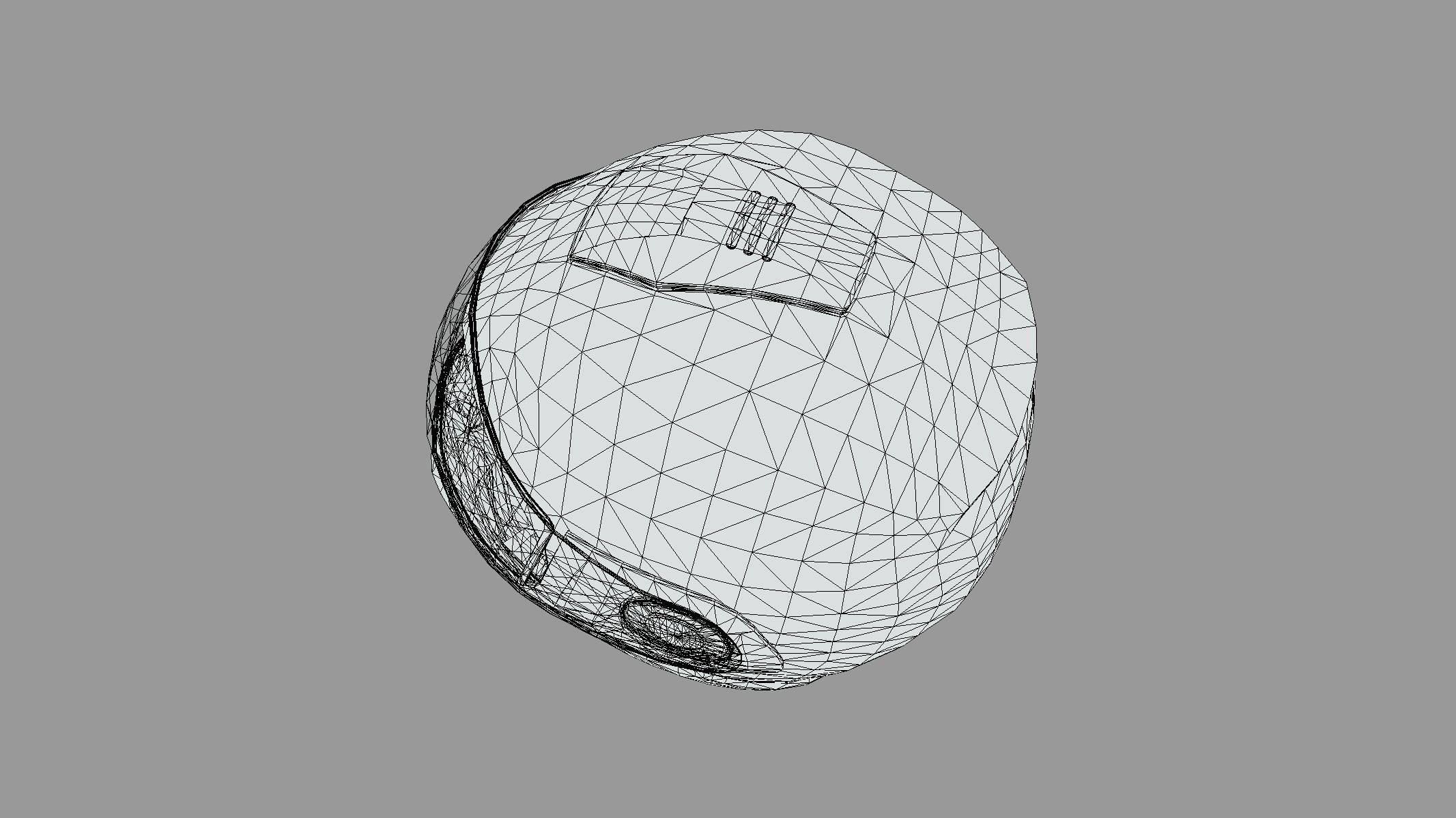 Motorcycle Helmet Low Poly PBR Realistic Low-poly 3D model_6