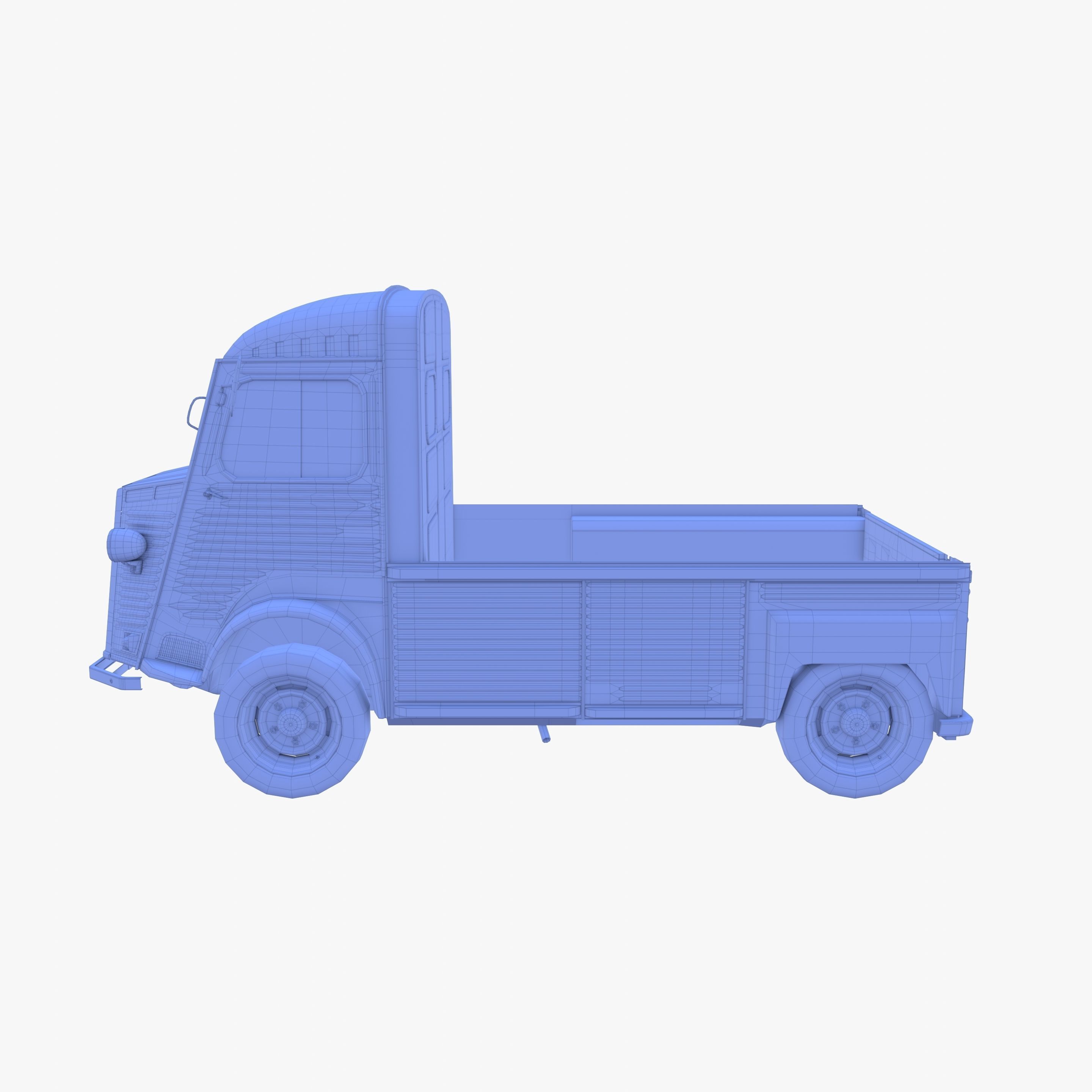 Generic 40s Van Pick Up v3 3D model_16