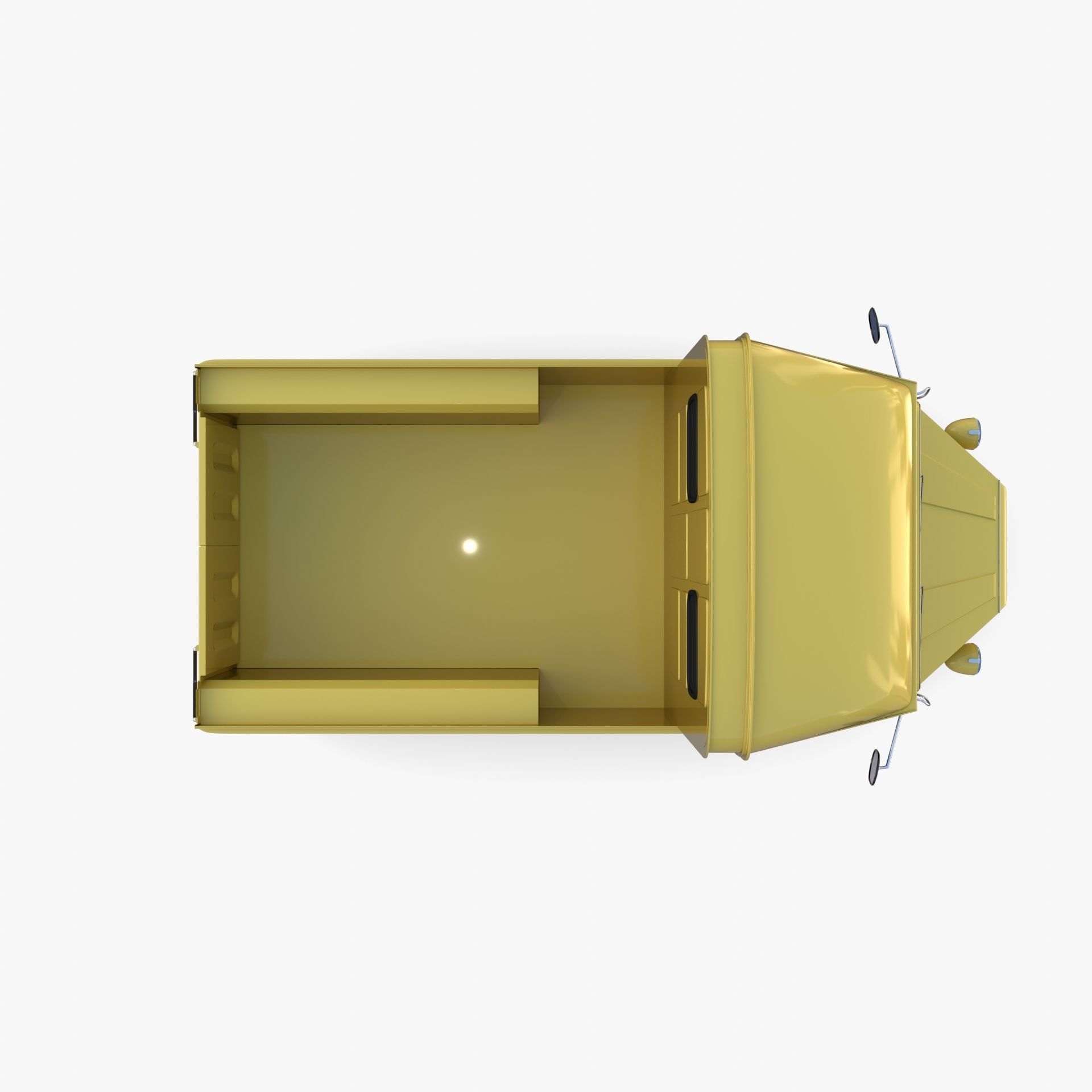 Generic 40s Van Pick Up v3 3D model_10