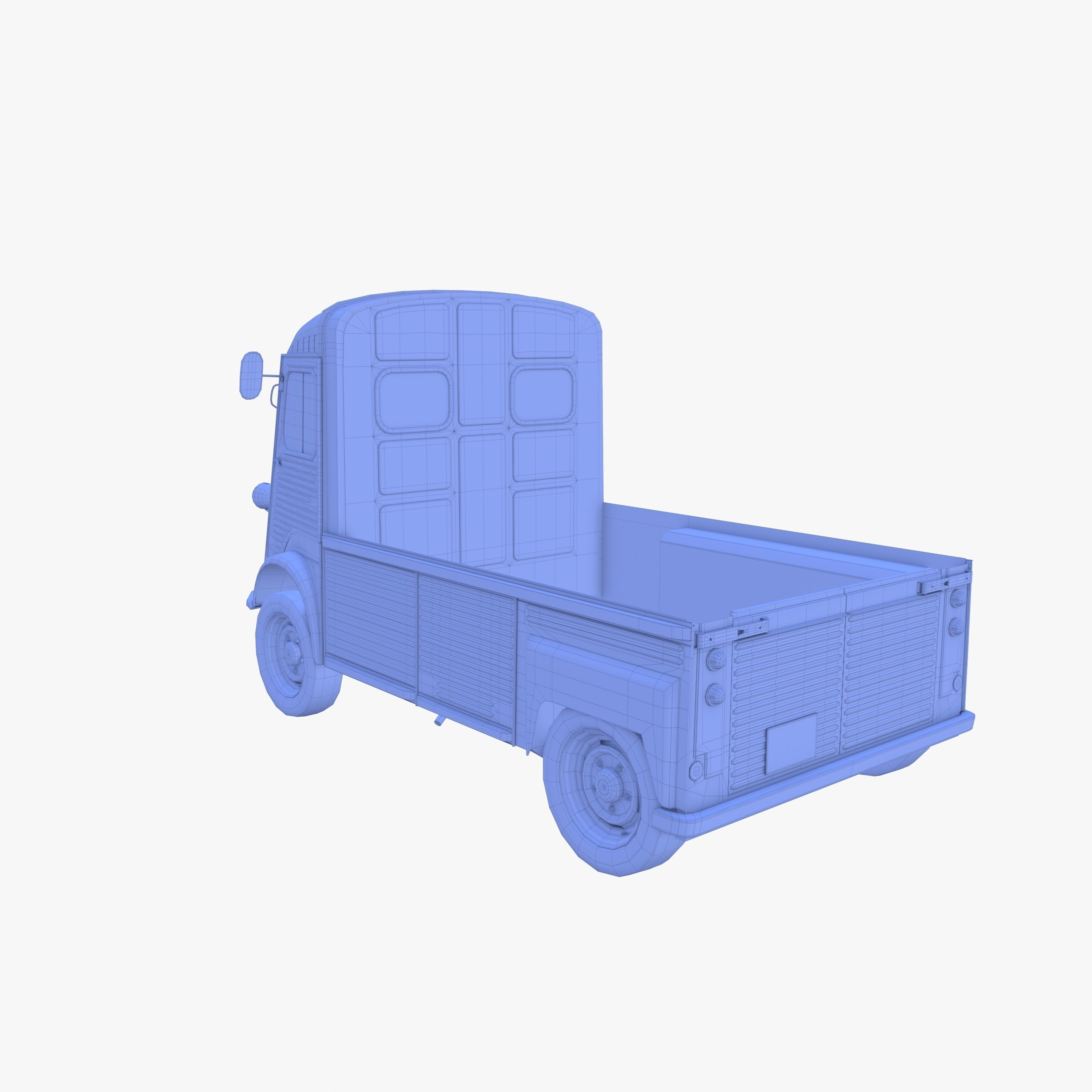 Generic 40s Van Pick Up v3 3D model_17