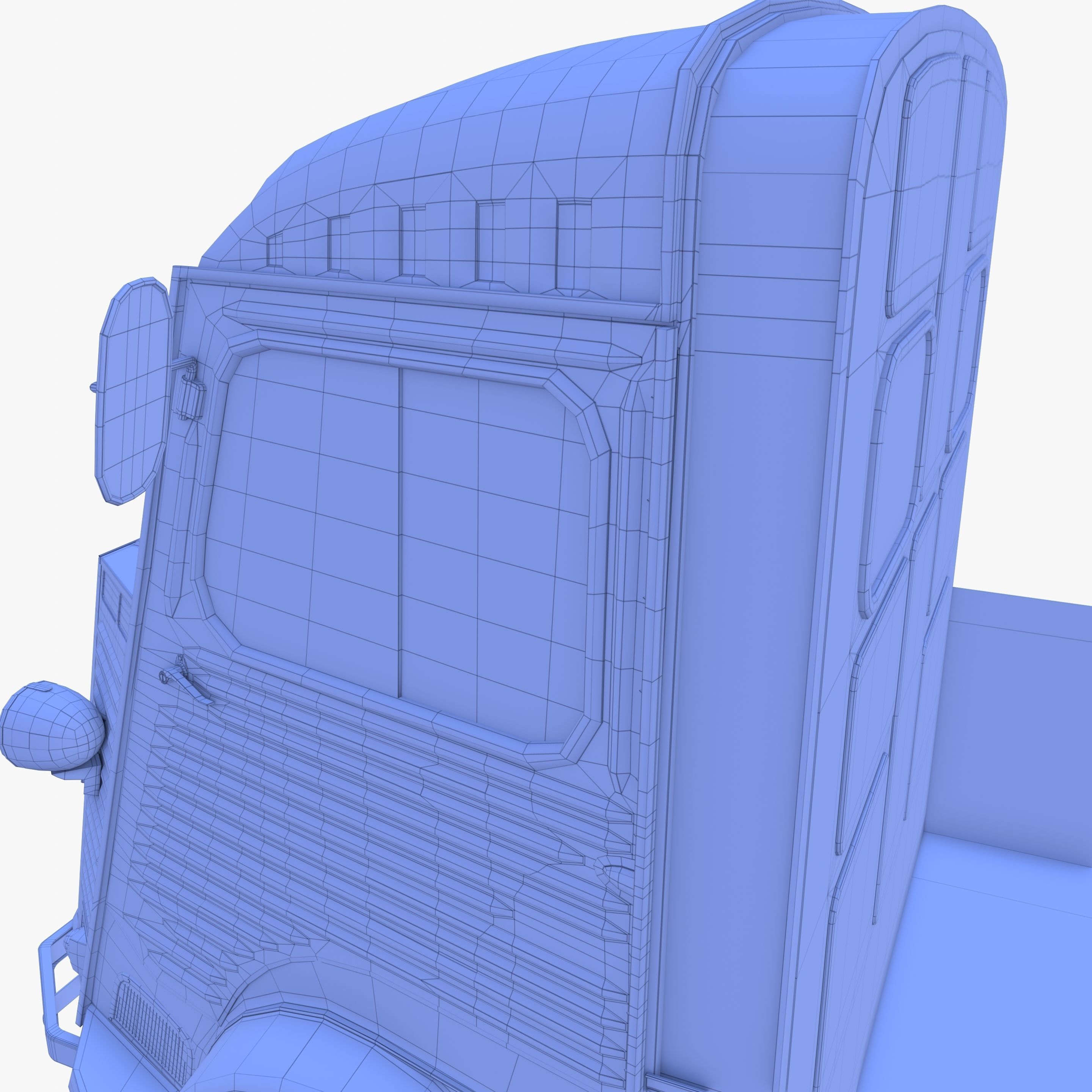Generic 40s Van Pick Up v3 3D model_21