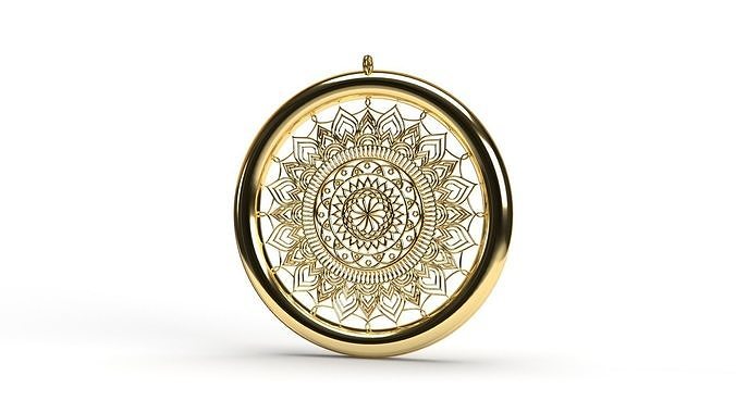 MANDALA PENDANT 3D model