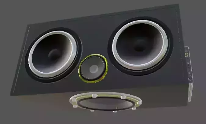 tractor Speaker 3d Model