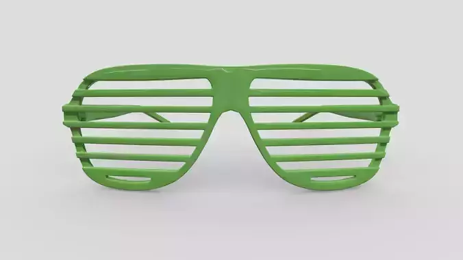 Shutter Glasses Low Poly PBR Realistic 