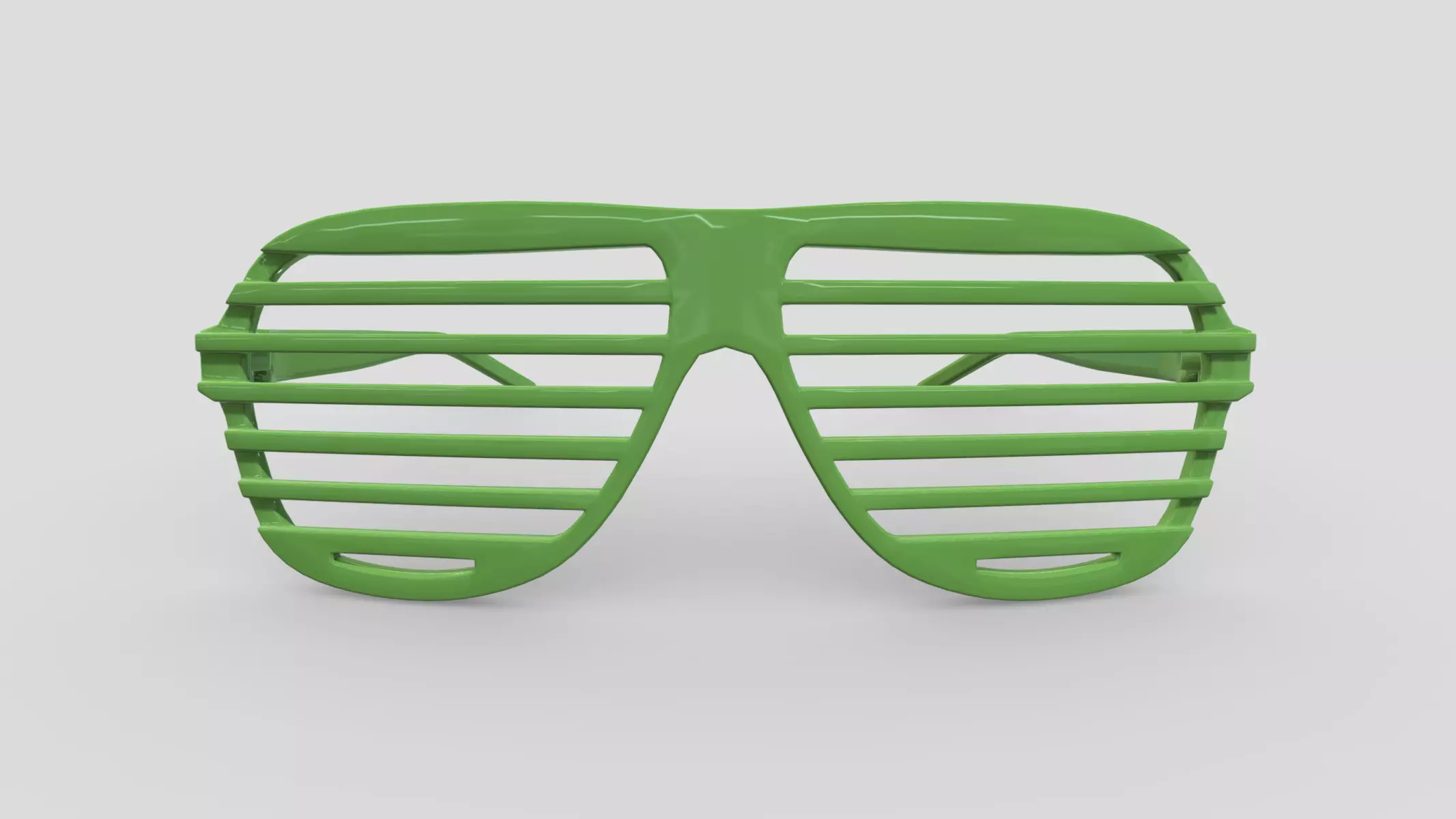 Shutter Glasses Low Poly PBR Realistic  Low-poly 3D model_0