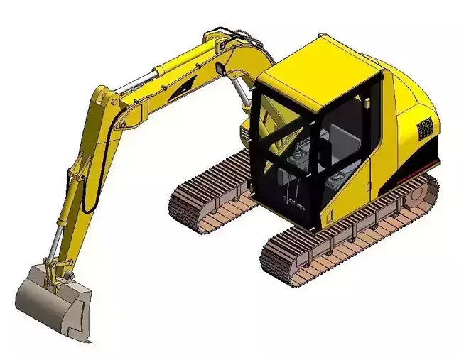 Small Long Reach Excavator-09