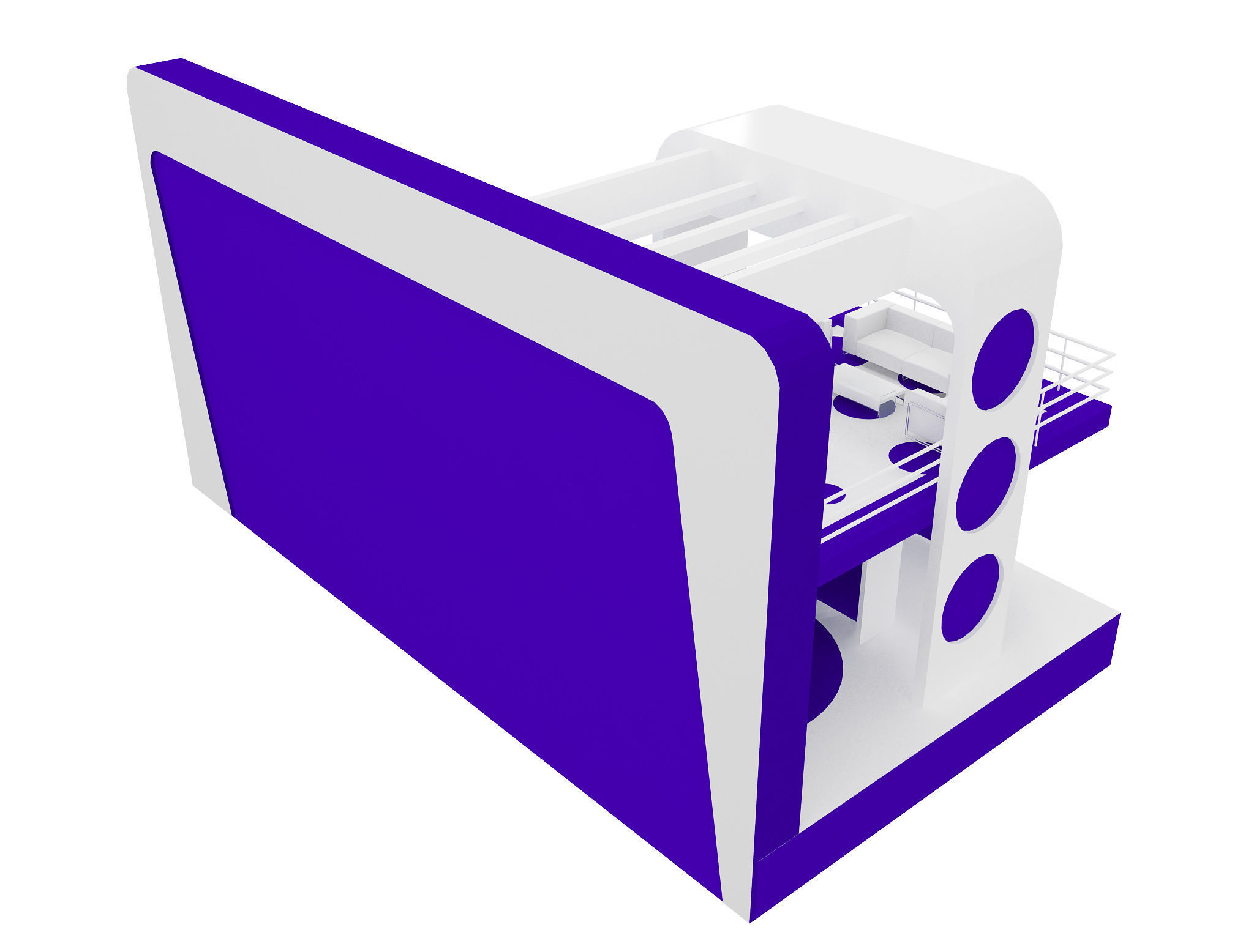  Booth Exhibition Stand a20  3D model_12