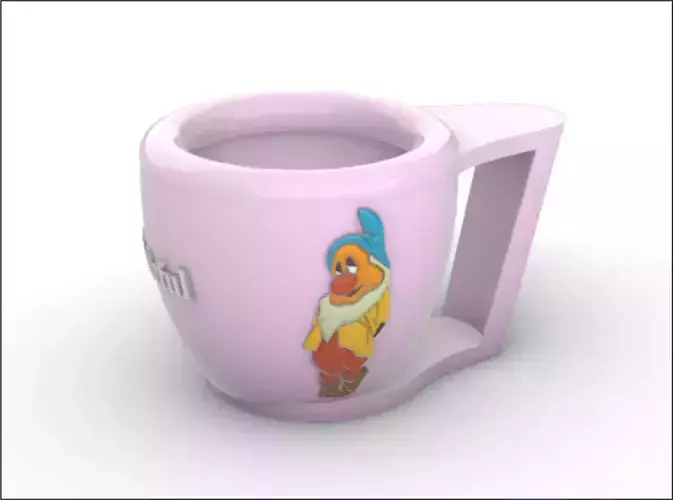 DECORATIVE CUP BASHFUL