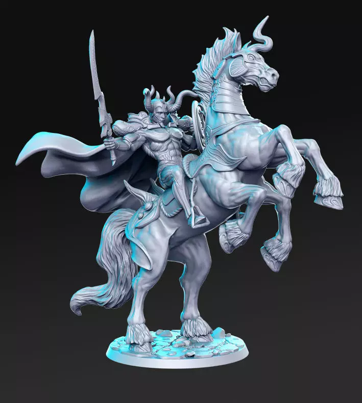 Odin Final Fantasy 32mm Pre-supported 3D print model_0