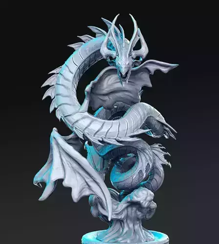 Leviathan  Final Fantasy 32mm Pre-supported  3D print model
