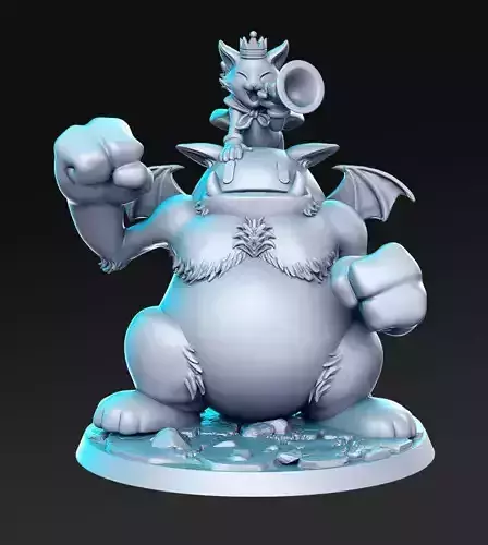 Cait Sith Final Fantasy 32mm Pre-supported  3D print model