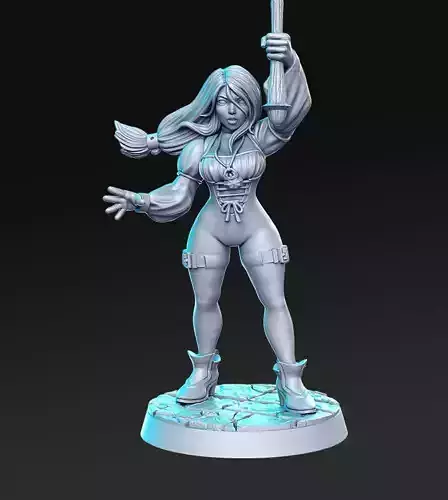 Garnet Til Alexandros XVII Final Fantasy 32mm Pre-supported  3D print model