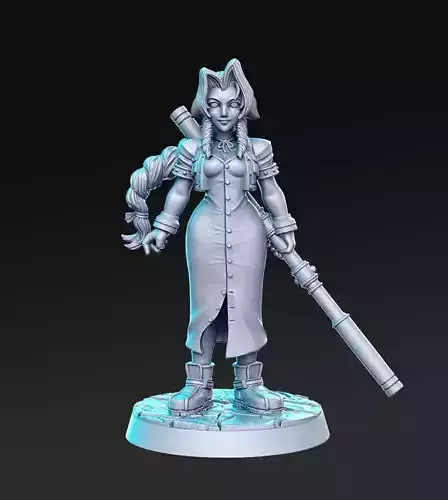 Aerith Gainsborough Final Fantasy 32mm Pre-supported 
